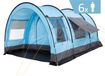Stan CampFeuer Relax6 pour 6 personnes | Bleu clair / gris | Colonne d'eau : 5000 mm
