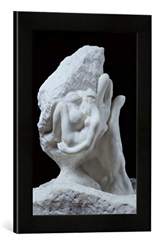 kunst für alle Ingelijste afbeelding van Auguste Rodin The Hand of God, or The Creation, 1902", kunstdruk in hoge kwaliteit handgemaakte fotolijst, 30x40 cm, mat zwart