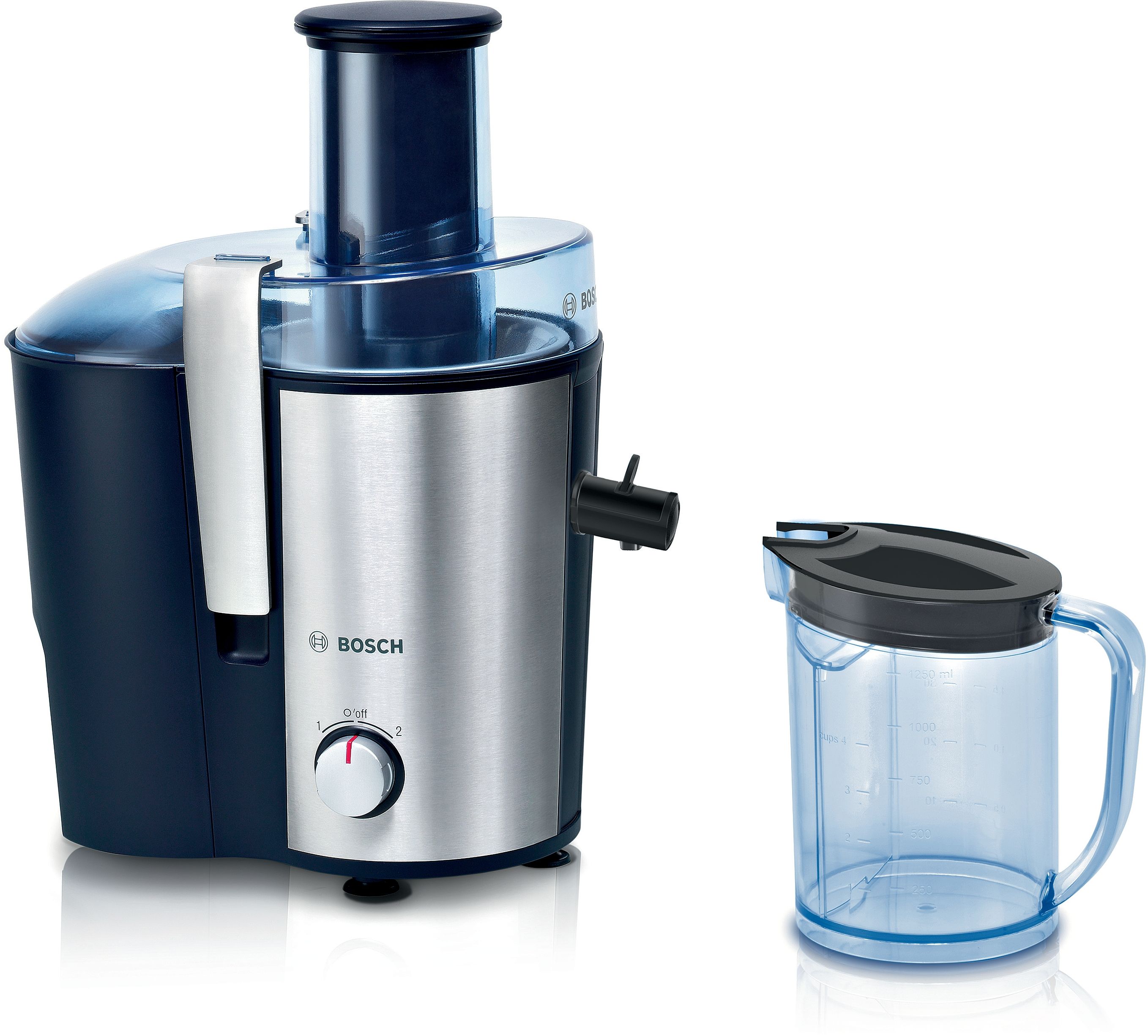 Bosch VitaJuice 3 MES3500 - Sapcentrifuge - 700 W - Zwart/Zilver