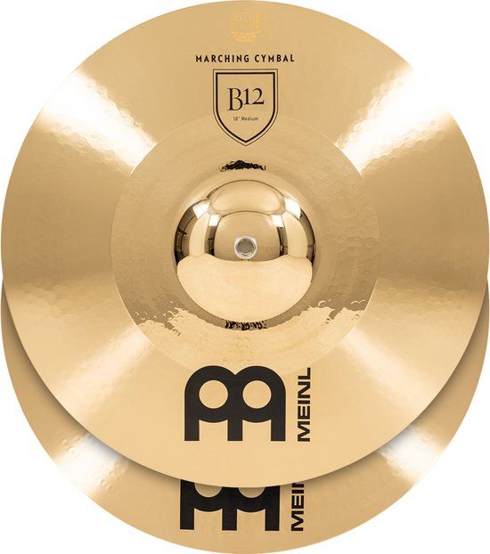 Meinl B12 Marching Cymbals 18", Medium, MA-B12-18M