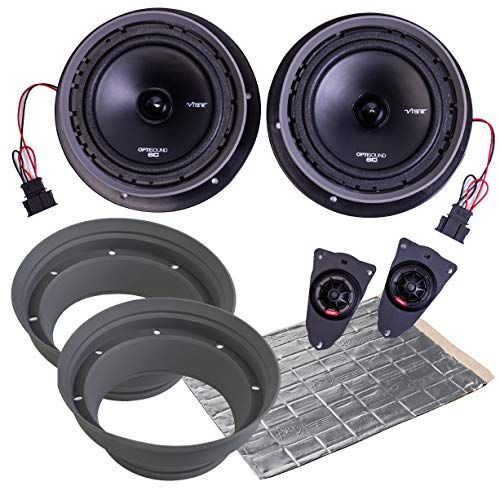 VIBE Audio Optisound VW T5 Custom Fit Speaker Set, Black