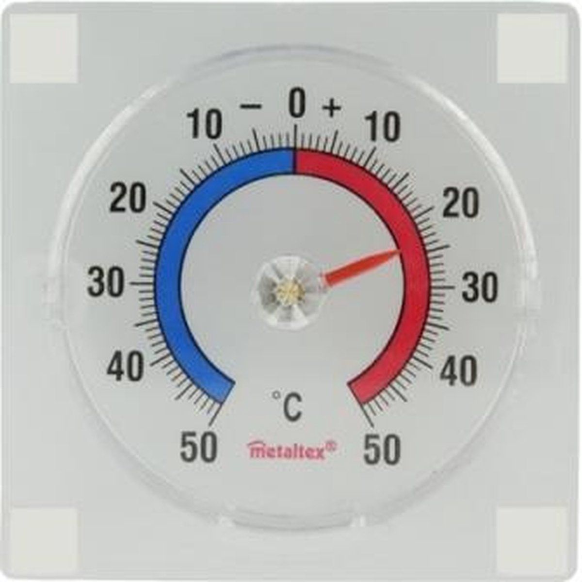 Metaltex 4 Seizoenen Buiten Thermometer - Transparant
