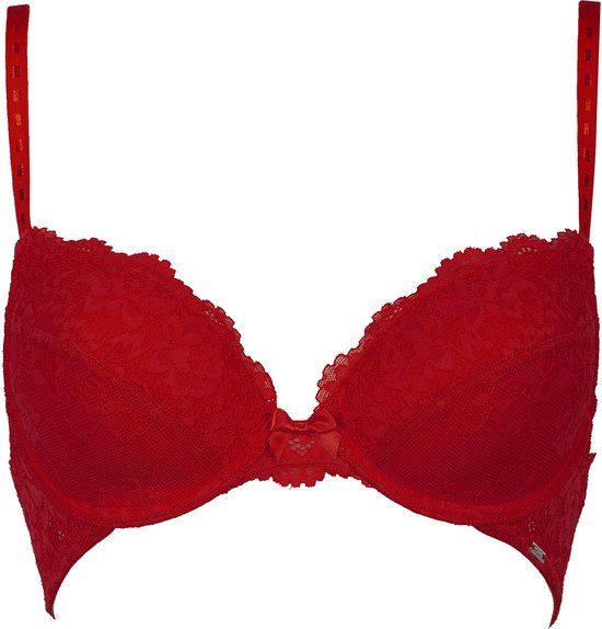 After Eden Molly Voorgevormde beugelbh - Recycled - Dames - Rood - 85B