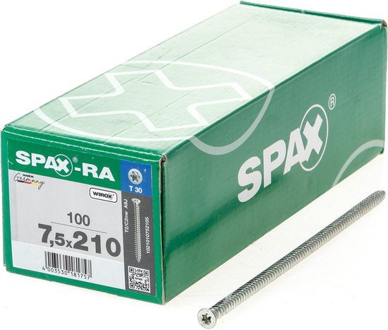 Spax Kozijnschroef T30 7.5x210 - 4003530181757