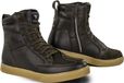 SHIMA Blake Motorschoenen voor heren, leer, ademend, versterkte straatrijschoenen met ritssluiting aan de zijkant, enkelsteun, antislipzool, Gear Pad (bruin, 12)