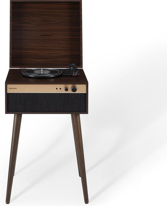 Crosley Jasper - Walnut - Turntable with Bluetooth