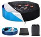 Bâche ronde pour piscine - Bâche pour piscine pour chien 160 x 30 cm - Noir
