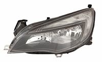 TarosTrade 37-6000-L-52974 koplamp elektrisch zwart met motor links