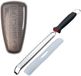 Fackelmann Duo Lange grove rasp voor citroenschil met beschermkap 42 cm en Parmezaanrasp met opbergdoos 19 cm