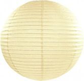 Merkloos Bol Luxe bol lampion ivoor 25 cm