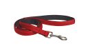 Chapuis Sellerie Hondenriem, slang, gevoerd, nylon, voor honden, breedte 25 mm, lengte 120 cm, maat L