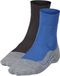 FALKE Sportsokken blauw / grijs / zwart