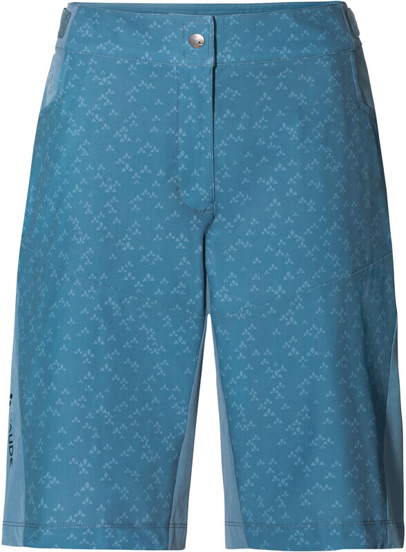 Vaude Ledro Print Shorts Women, blauw