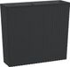 vidaXL Plantenbak met uitneembare bak rattan-look 12/44 l pp antraciet