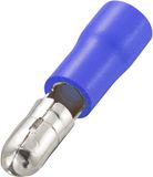 Orbit Electronic Ronde connector - Kabelschoen - mannelijk - 1.5-2.5mm² - Blauw - 25 stuks