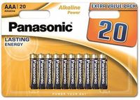 Panasonic Alkaline Power AAA 20