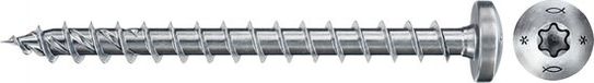 Fischer 670058 spaanplaatschroef Power-Fast II 3,0 x 20 TX10 - bolkop - voldraad - blauw verzinkt (200st)