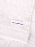 Tom Tailor Douchehanddoek, 70 x 140 cm, Katoen, Wit