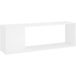 Meuble TV blanc 100x24x32 cm bois d'ingénierie