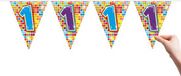 Folat Vlaggenlijn Birthday Blocks 1 Jaar - 6 meter