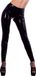 The Latex Collection LateX – Latex Legging met Strakke Pasvorm en Open Kruis Gemakkelijk te Combineren met Fetish Accessoire Maat S - Zwart