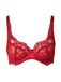 Hunkemöller Dames Lingerie Niet-voorgevormde beugel bh Daisy - Rood - maat E90