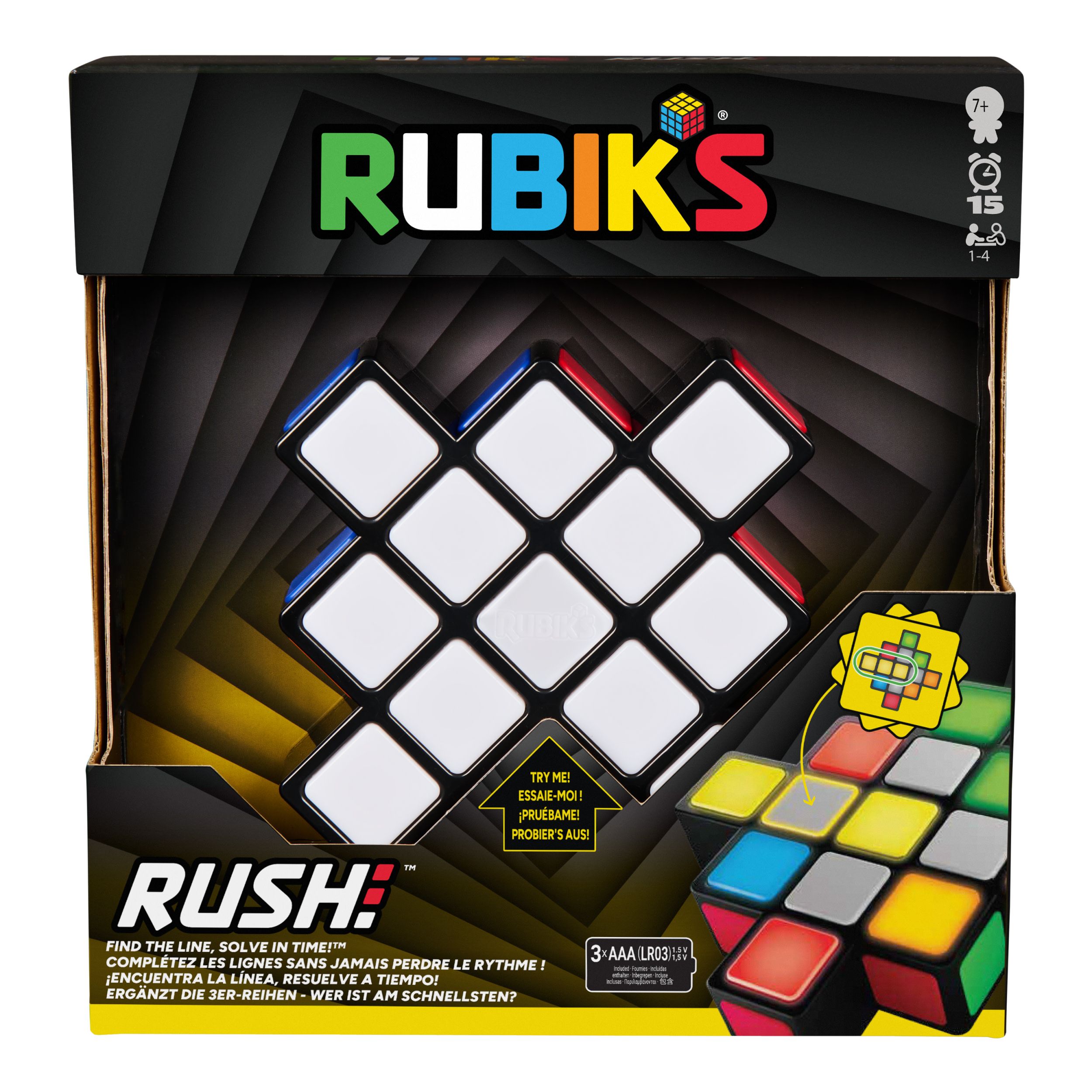 Spin Master Rubik's Cube Rush - Elektronisch spel met lichteffecten