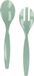 PLASTICFORTE Sla bestek/couvert setje - mintgroen - kunststof - 29 cm
