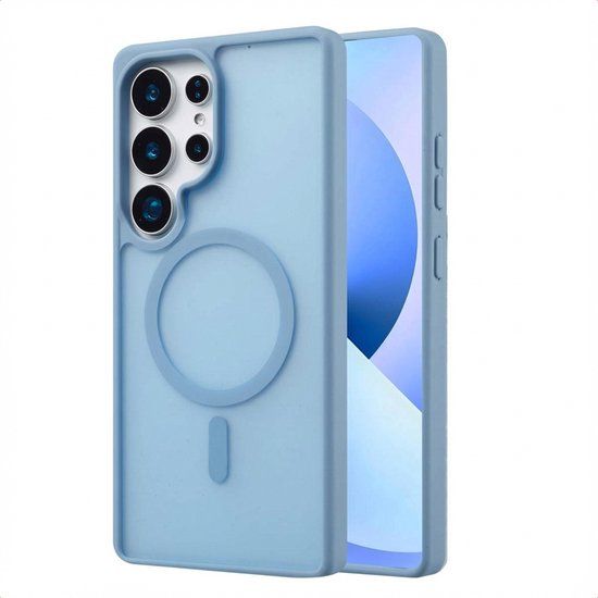 imoshion Color Guard Backcover met MagSafe voor de Samsung Galaxy S25 Ultra - Lichtblauw