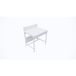 ASEM Table de laboratoire Terracotta avec paroi arrière