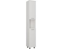 Vicco Ilias Hoge kast – 30.2 x 190 cm met 2 deuren Wit