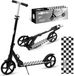 COIL Trottinette, trottinette pour enfants, scooter, pliable, trottinette pour enfants, hauteur réglable, roulements ABEC-7, roues de 20 cm de diamètre, repose-pieds pliable, Chess