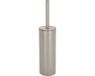 spirella WC Borstel met Houder - AKIRA - Vrijstaande Toiletborstel - Staal - Taupe - Modern Design