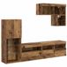 vidaXL meuble TV bois ancien bois de récupération