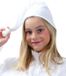 Sans marque Bonnet de nuit pour enfants - 5x pièces - blanc