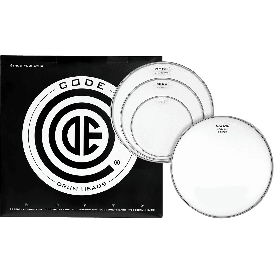 Code Drum Heads TPDNACLRF DNA Fusion Pack
