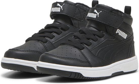 PUMA Rebound V6 Mid WTR AC+ PS Unisex Sneakers - Puma Black-Puma White - Maat 33