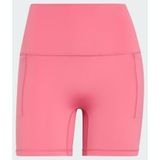 ADIDAS PERFORMANCE adidas 3 Stripes Studio All Me Booty Korte Legging, maat XX-Small
