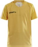 Craft Pro Control Stripe Jersey Jr 1906700 - Sweden Yellow/Flumino - 146/152