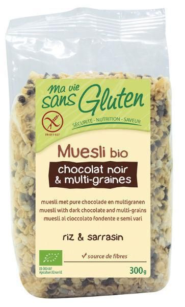 Ma Vie Sans Muesli chocolade en multigranen glutenvrij 300g