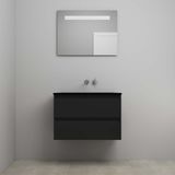 On Line Badkamermeubelset - 80 cm - Mat Zwart