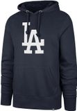 47brand Sweat à capuche Los Angeles Dodgers MLB Bleu Coton Unisexe M