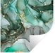 StickerSnake Muursticker - Goud Marmer Groen - 50x50 cm - Zelfklevend Behang
