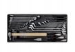 King Tony 28-delige metrische ringsleutelset, gebogen, 1/4"-1 1/8"