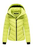 MARIKOO Winterjas voor dames (XS-3XL), waterdicht, warm, afneembare capuchon, winddicht, gewatteerde damesjas, opstaande kraag, 4 zakken, verlengde ritssluiting