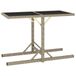 VidaXL Tuintafel Beige