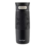 Contigo Transit thermosbeker, roestvrijstalen beker-to-go, isoleerfles, lekvrij, koffiebeker-to-go, vaatwasserbestendig, beker-to-go, houdt tot 5 uur heet, 470 ml