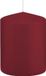 Trend Candles Cilinderkaars/stompkaars - bordeauxrood - 6 x 8 cm - 29 branduren - met brandvertragende folie
