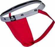 MM Sports The Original Swimmer/Jogger Jockstrap 1 inch Red - MAAT L