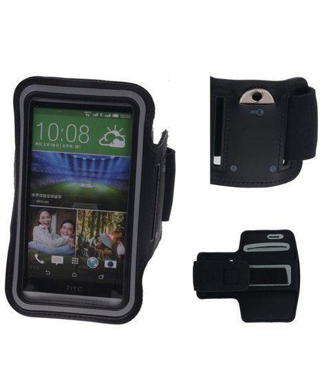 Best Cases HTC Desire 320 Zwart Sport Armband Neopreen Gratis Verzending Snelle levering Veilig Betalen